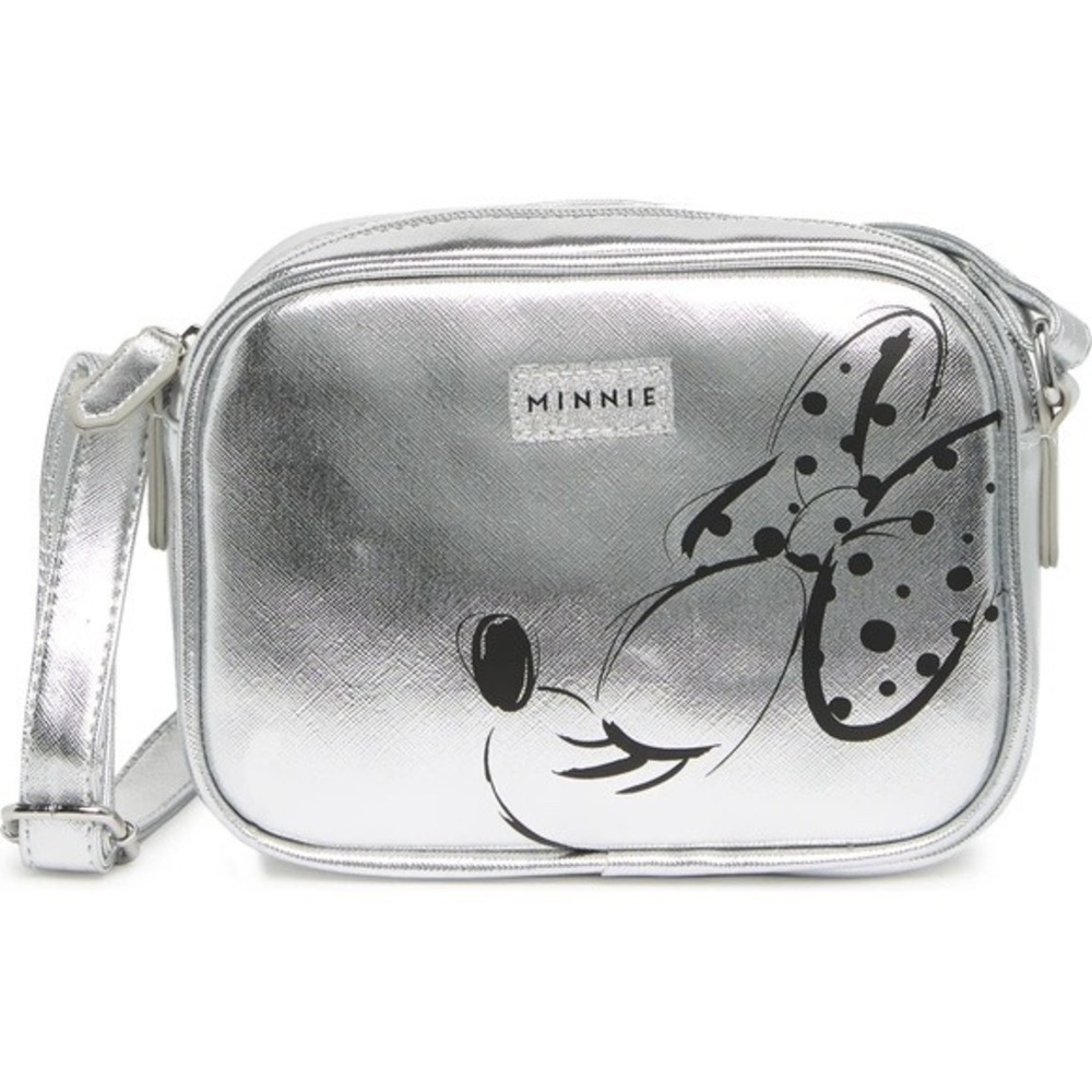 Disney x Dani Danielle Nicole Minnie Mouse Metallic Silver‎ Crossbody Bag NWT